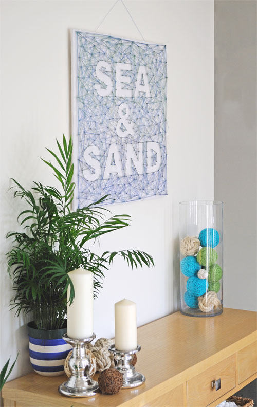 string art Sea and Sand