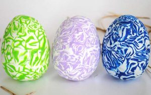 polymer clay easter eggs