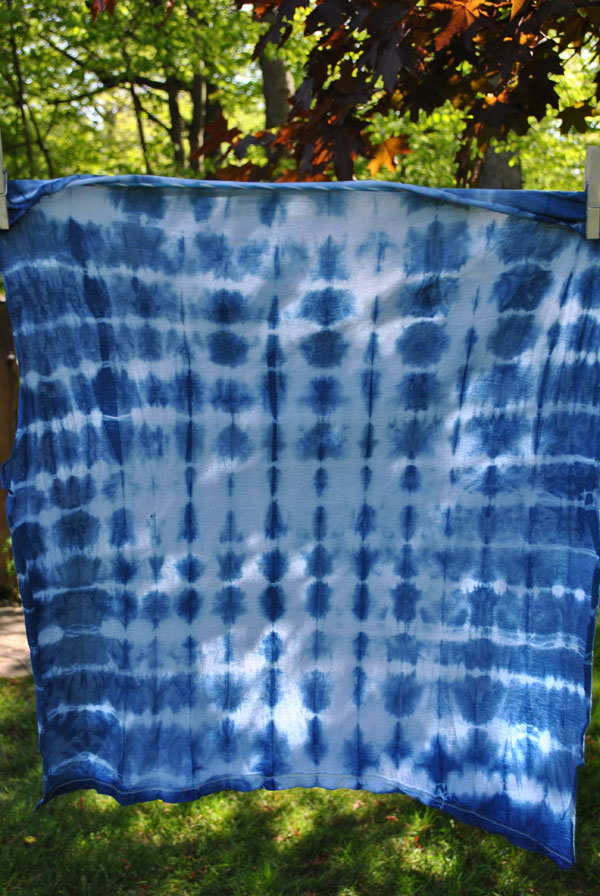 Accordion Tie-Dye Technique