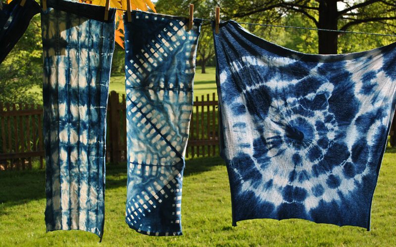 Shibori Tie Dye Folding Techniques