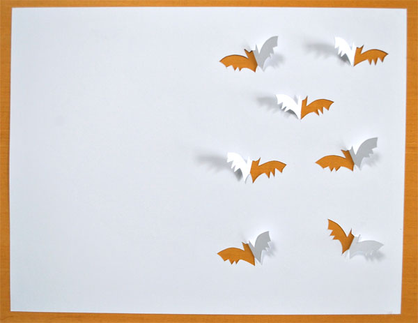 bat halloween card