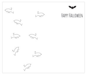 happy halloween card template