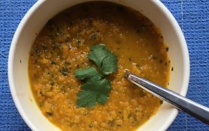 carrot and coriander soup