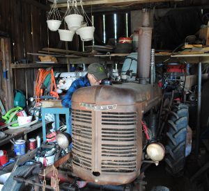 vintage tractor