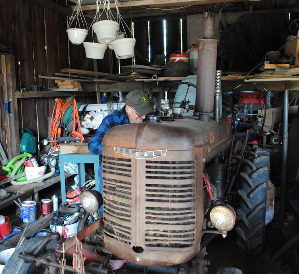 vintage tractor