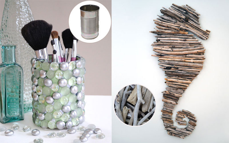 Craft projects that are made from trash: Trash to Treasure