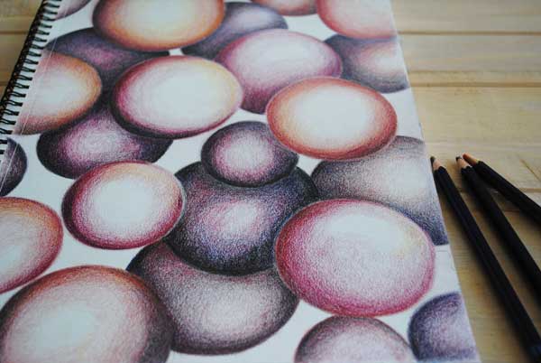 inktense color pencil orbs