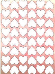 heart garland layout