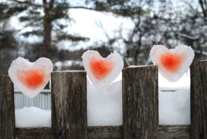 valentine ice hearts