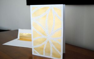 stencil greeting card design