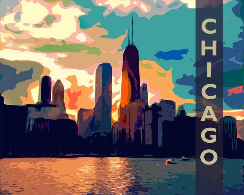 free chicago poster