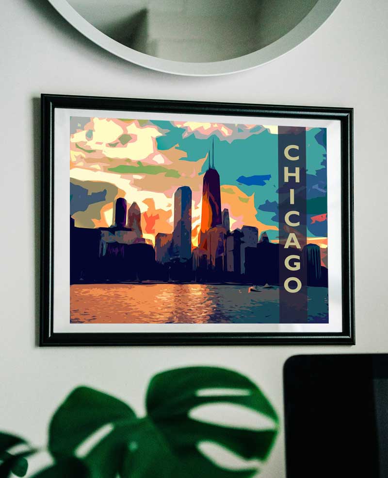 free chicago poster