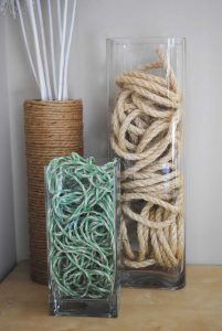 rope decor for a beach house