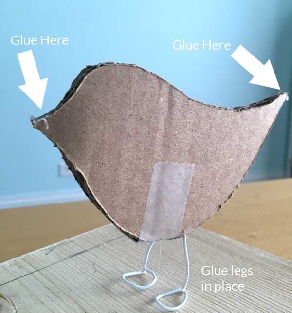 paper mache bird tutorial