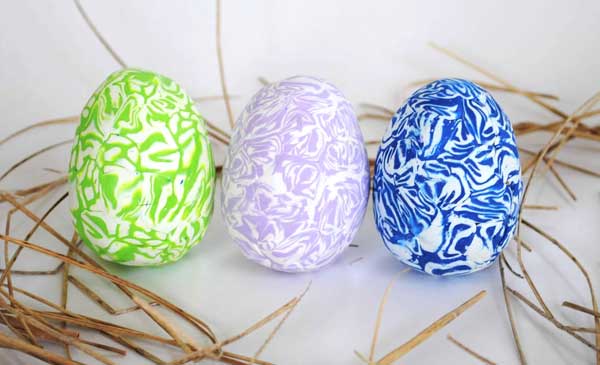polymer clay easter egg