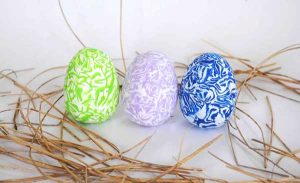 polymer clay easter egg