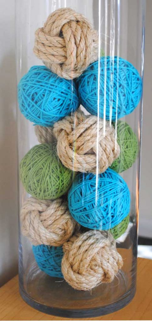 yarn decorative balls