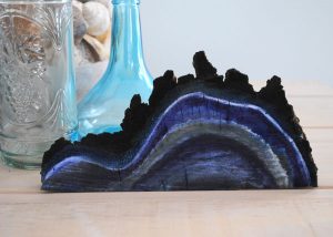 geode painted wood