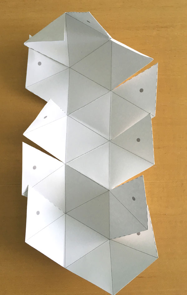 Icosahedron Decor Free template