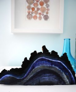 painted geode wood