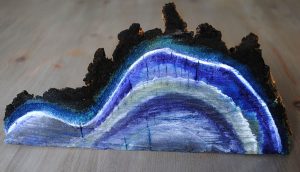 upcycle painted log