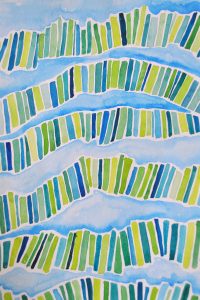 watercolor abstract patterns