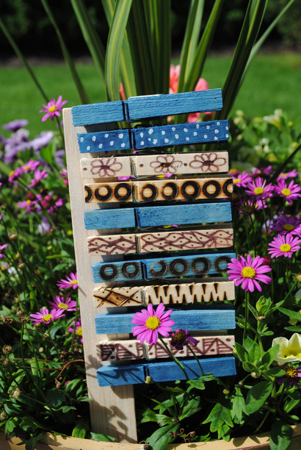 How to Decorate Clothes Pegs with Pyrography — Sum of their