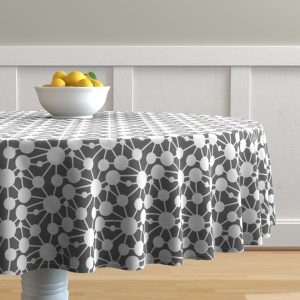 connect circles table cloth