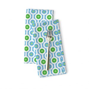 green circle napkin