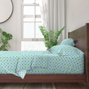 green circle sheet set