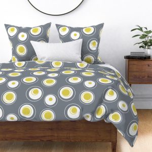 hard boiled egg duvet cover