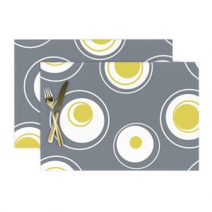 Placemats contemporary circles