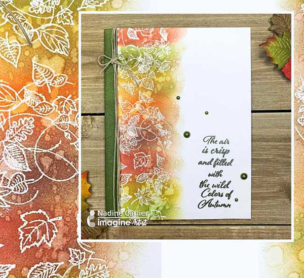 autumn card craft project