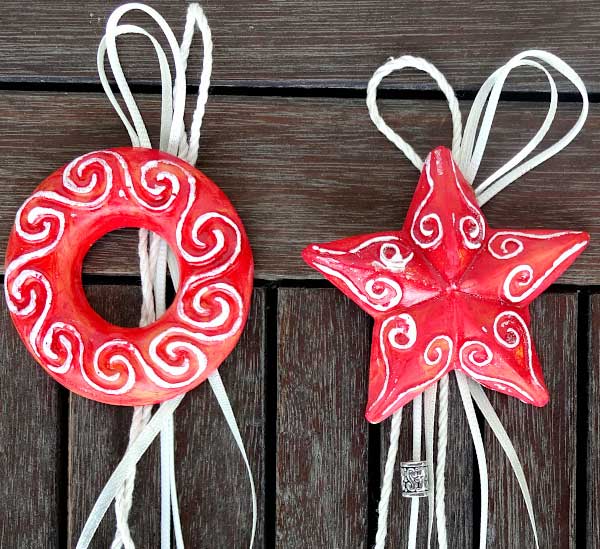 Clay Christmas ornaments