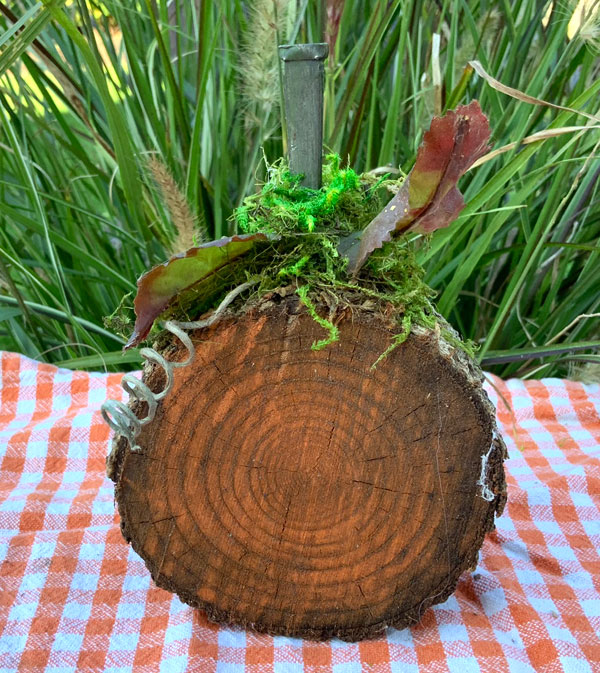 wooden pumpkins