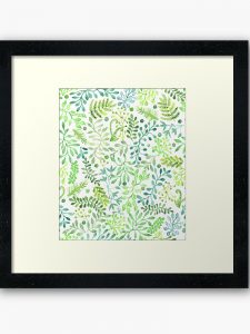 foliage framed art