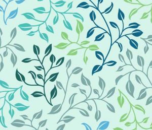 leafy lovliness fabric design