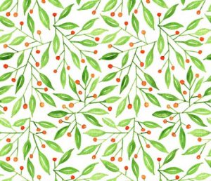 wild meadow berry fabric design