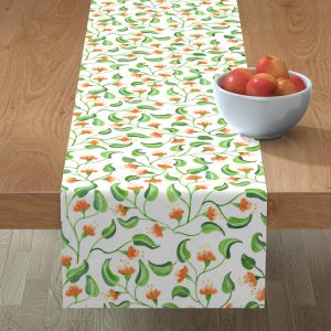 Jewel weed table runner