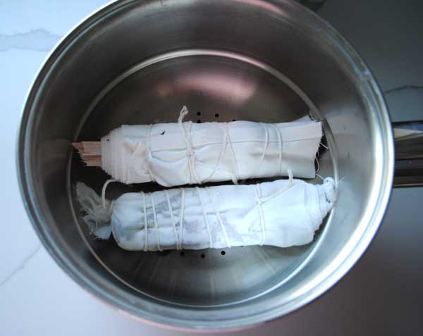 dye fabric with petals