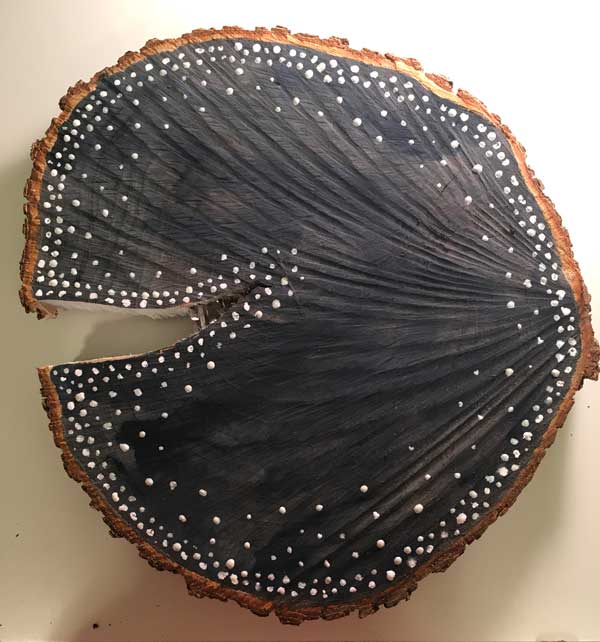 Wood Candle Holder Centerpiece