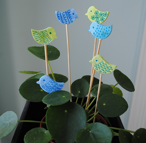DIY Clay Birds
