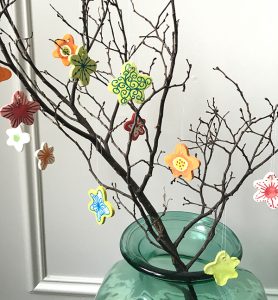 diy clay flowers