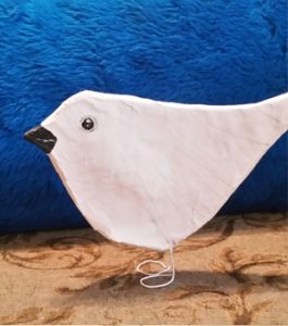 paper mache bird