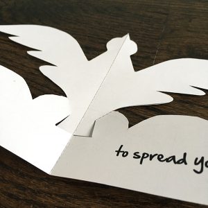 bird pop up card template