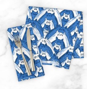 cat napkins