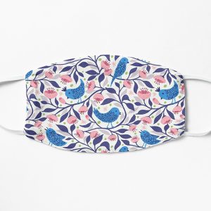 Among the petals bird face mask