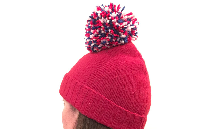 sew a hat from a sweater