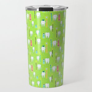 dentist dental hygienist travel mug