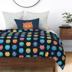 owl bedding for kids